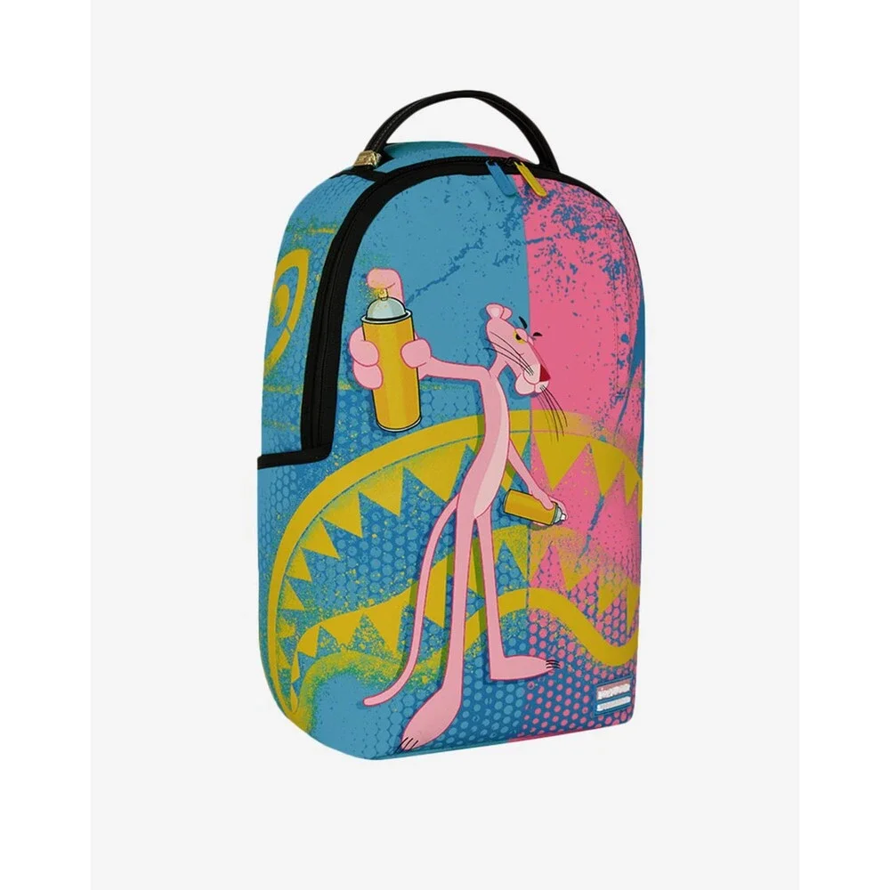 Sprayground Pink Panther Spray Can Backpack Unisex Multi Adjustable Strap SPR253